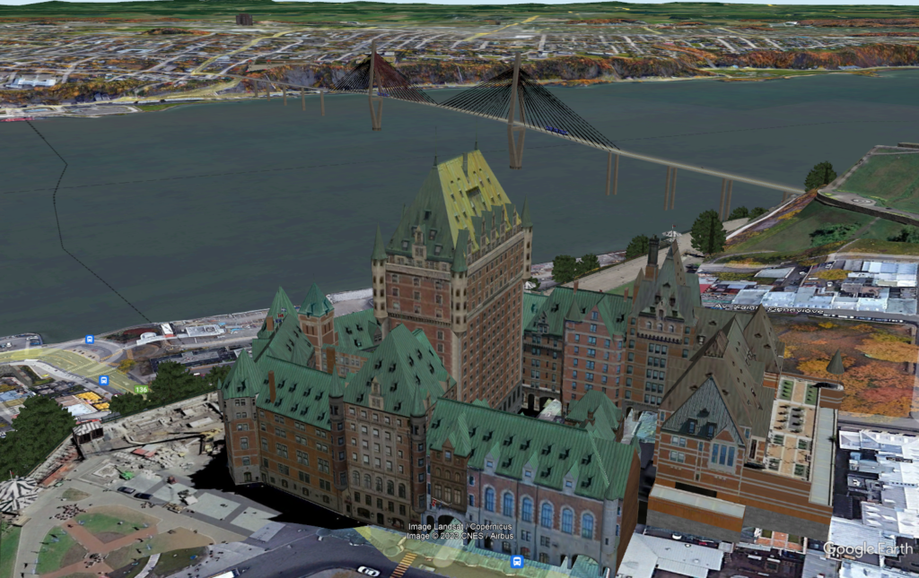 Ajout à la carte postale de Québec